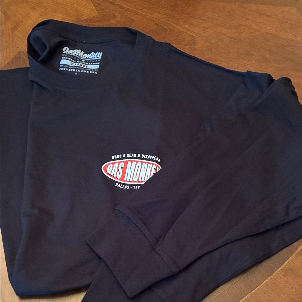 Gas Monkey Black Long Sleeve Shirt